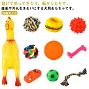 犬 おもちゃ 10点セット 音が出る ぬいぐるみ ボール ペット玩具 噛む 歯磨き ストレス発散 トイ TOY 犬玩具 ペット用品 運動不足解消 耐久 清潔安全...
