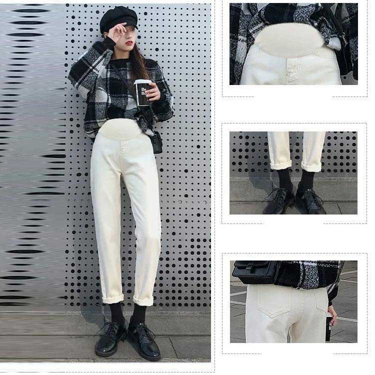 マタニティ パンツ テーパードパンツ デニムパンツ ワイド 大きいサイズ マタニティパンツ マタニティウェア ズボン 産前 産後 妊婦服 デニム ワイドパンツ 大人可愛い オフィス カジュアル 黒 白 M L XL 2XL 着瘦せ 送料無料