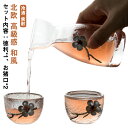 徳利 おちょこ セット ガラス 3点セット 花柄 梅 お猪口 クリア 透明 酒器 日本酒 和酒 冷酒 焼酎 盃 杯 とっくり 熱燗 ぐい呑み 北欧 おしゃれ 高...