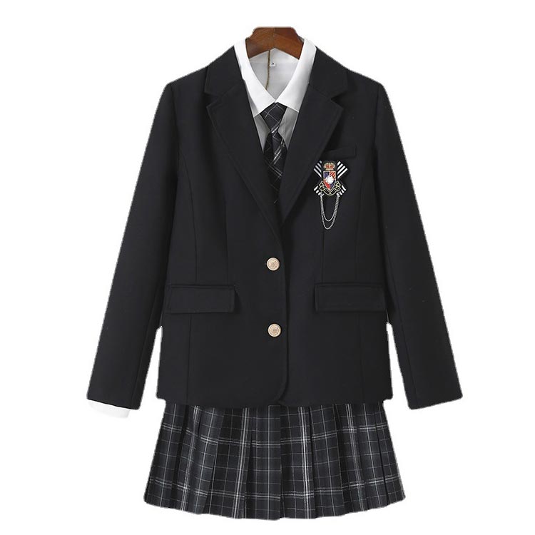 スクールブレザー 学生服 ジャケット 女子 学生 制服 ブレザー 高校生 中学生 学校 通学 高校 中学 女子高生 春 秋 アウター 裏地付き レギュラー 2つボタン 紺 ネイビー 黒 ブラック 卒業式 スーツ フォーマル【送料無料】