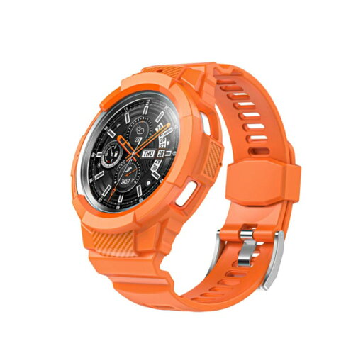スマートウォッチケース Galaxy Watch4 Classic ケース バンド 一体型 TPU 42mm 46mm ギャラクシーウォッチケース 耐衝撃 保護カバー 装着簡単 メンズ スポーツ 運動 カジュアル シンプル おしゃれ 軽量 軽い【送料無料】