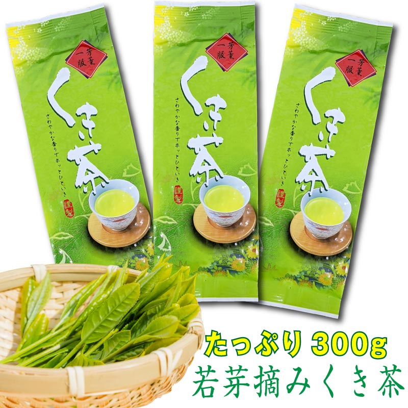 1000円ポッキリ お茶 若芽摘みくき茶 3本セット 送料無料 期間限定 100g×3袋セット 掛川 深蒸し茶 茶葉 3種類飲み比…