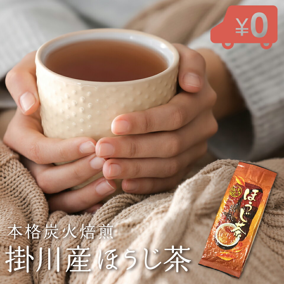 ほうじ茶 100g袋入 茶葉 お茶 日本茶 国産 ほうじ茶 ラテ 1000円ポッキリ 本格炭火焙煎 静岡県産 深むし茶 深蒸し茶 …