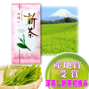 【1000円ポッキリ】 新茶 深蒸し茶『初摘み』 日本茶 お茶 飲料 深蒸し 掛川茶 緑茶 茶葉 リーフ 静岡茶 煎茶 静岡茶 掛川茶 お茶 深蒸し茶 緑茶 送料無料 静岡茶 煎茶 緑茶 深むし茶 おしゃれ 急須 茶葉 カテキン EGCG エピガロカテキン