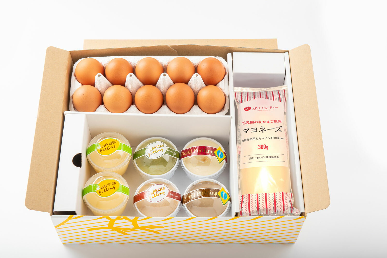 花兄園ギフトBOX（花兄園おすすめプリン5種6個セット） ギフト スイーツ プレゼント 送料無料 無添加 プリン 濃厚 ぷりん 詰め合わせ ..