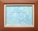 絵画(アクリル画) 深海波の音 (藤田良美) 送料無料 【肉筆】【アクリル画】【抽象画】【3・4号】