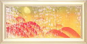 石踊達哉 絵画 しだれ桜 送料無料 【複製】【美術印刷】【巨匠】【横長】