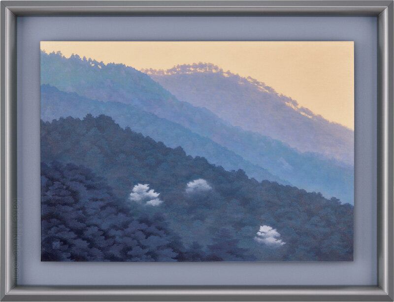 東山魁夷 絵画 曙 送料無料 【新品】【複製】【美術印刷】【巨匠】【変型特寸】