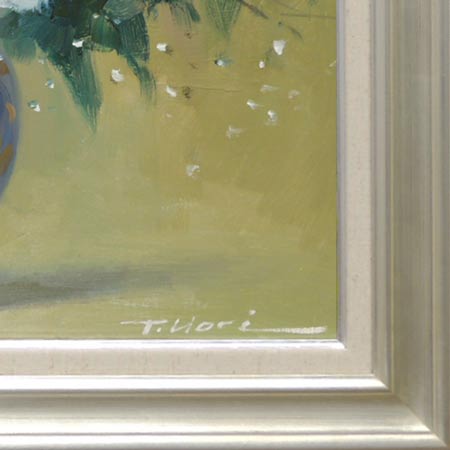 絵画 油絵 ばら  F30号 (堀哲夫) 送料無料 【肉筆】【油絵】【花】【大型絵画】