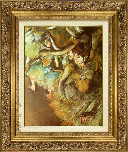 樂天商城 - ドガ　絵画　バレエ舞台の一隅　F6号　送料無料　【複製】【美術印刷】【世界の名画】【6号】