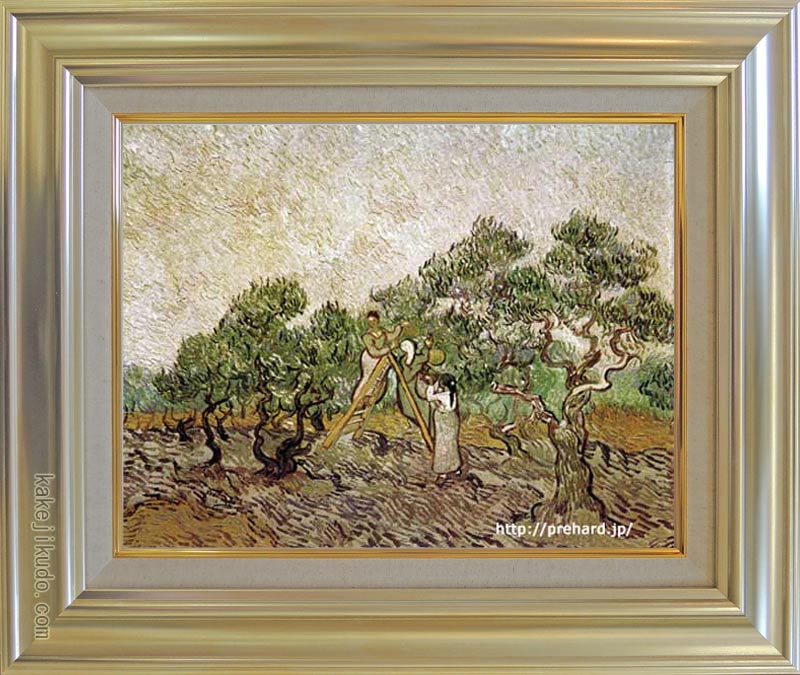 樂天商城 - ゴッホ　絵画　オリーブ園　F6号　送料無料　【複製】【美術印刷】【世界の名画】【6号】