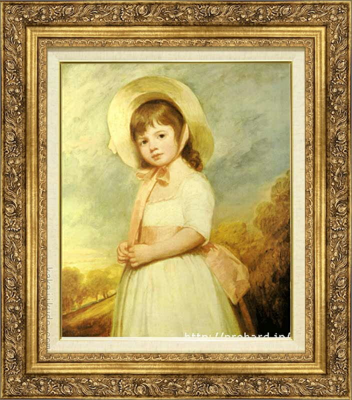樂天商城 - ロムニー　絵画　ウィロビー嬢　F8号　送料無料　【複製】【美術印刷】【世界の名画】【8号】