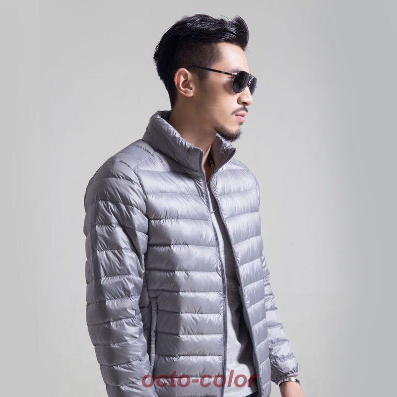 ダウンジャケット メンズ ダウンコート トップス ショート丈 無地 シンプル ジャケット カジュアル アウトドア 防寒 軽量 通勤通学 おし