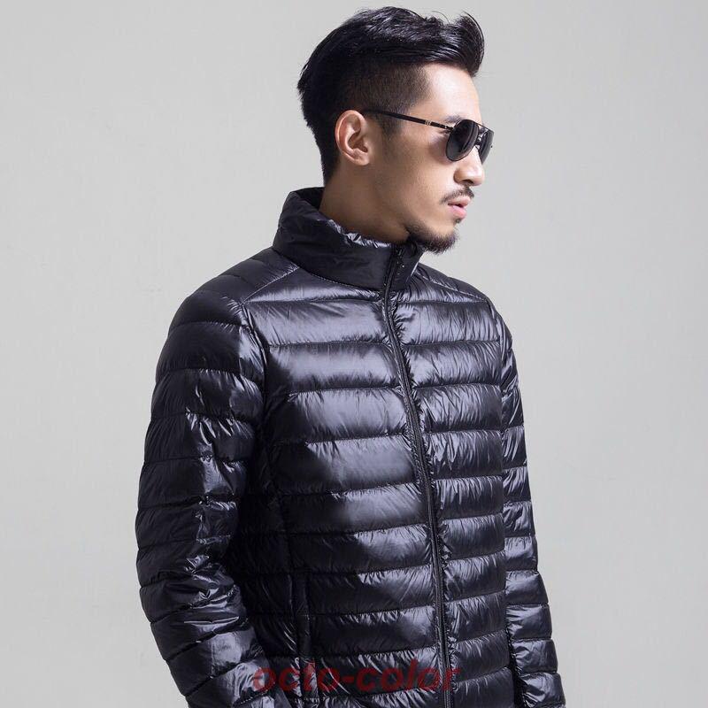 ダウンジャケット メンズ ダウンコート トップス ショート丈 無地 シンプル ジャケット カジュアル アウトドア 防寒 軽量 通勤通学 おし