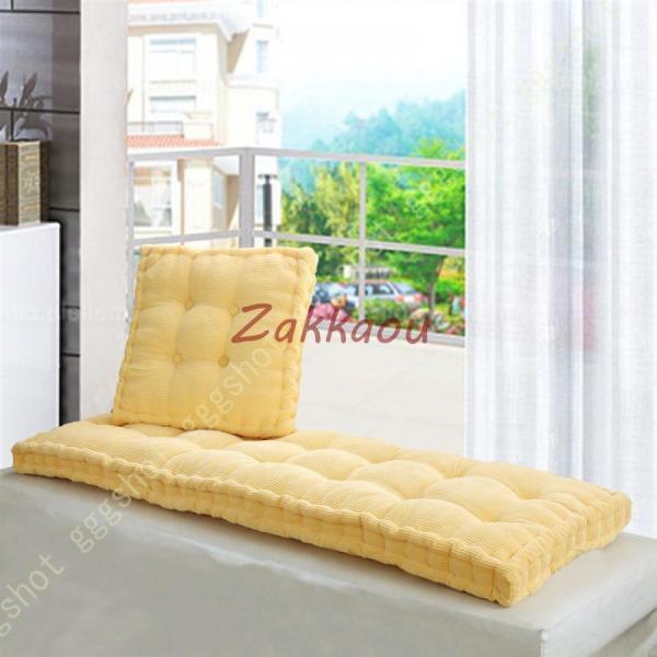 座布団 長い 低反発 厚手 洗える 大人 ごろ寝マット 長座布団 ごろ寝敷き布団 揺り椅子 寝椅子用 クッ..