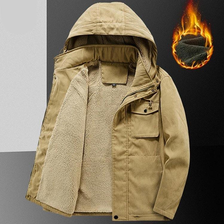 マウンテンジャケット マウンテンパーカー メンズ アウトドア 登山ウェア 裏ボア 裏起毛 春物 厚手 保温 防風 防寒服