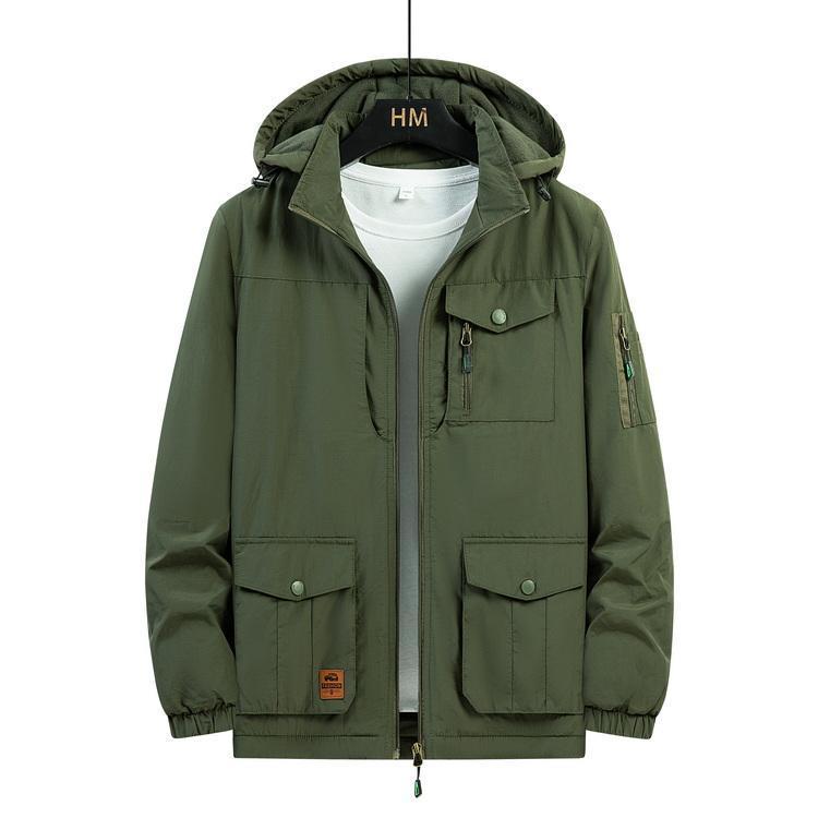 マウンテンパーカー メンズ アウトドア 登山ウェア ジャケット 裏起毛 マウンパ 大きいサイズ 防風 防寒 春物 春服