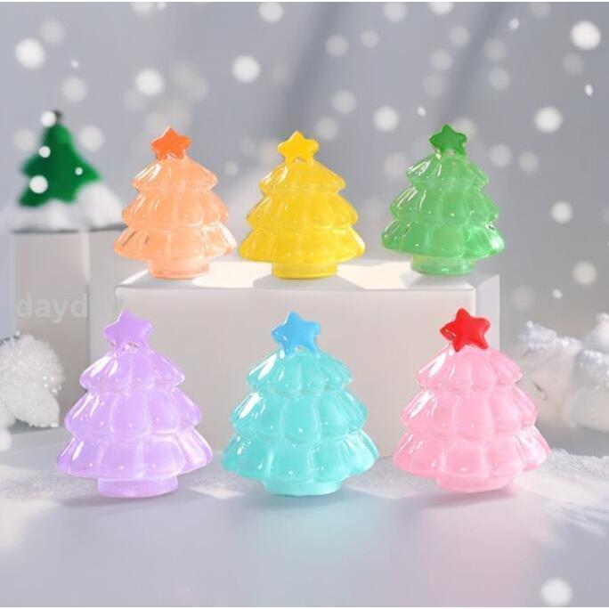 置物 クリスマス クリスマスツリー 夜光 二点セット ミニ 飾り付け 室内 デコレーション 装飾 メリーク..