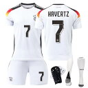 サッカー ユニフォーム 【四点セット】サッカーウェア 24-25欧州カップドイツホームユニホーム6番キミッヒ7番ハフツ子供大人スーツサッカーウェア セット 大人...