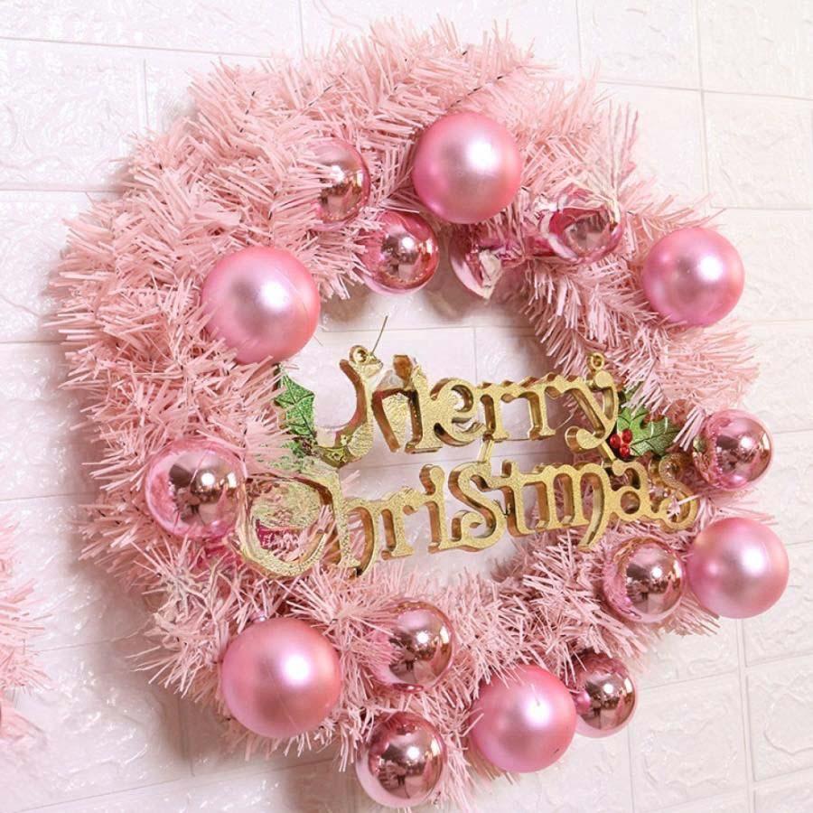 クリスマスリース クリスマス花輪 玄関リース 庭園壁飾り ドア インテリア ガーランド ゴージャス 華やさ 可愛い 結婚式 お祝い 部屋飾