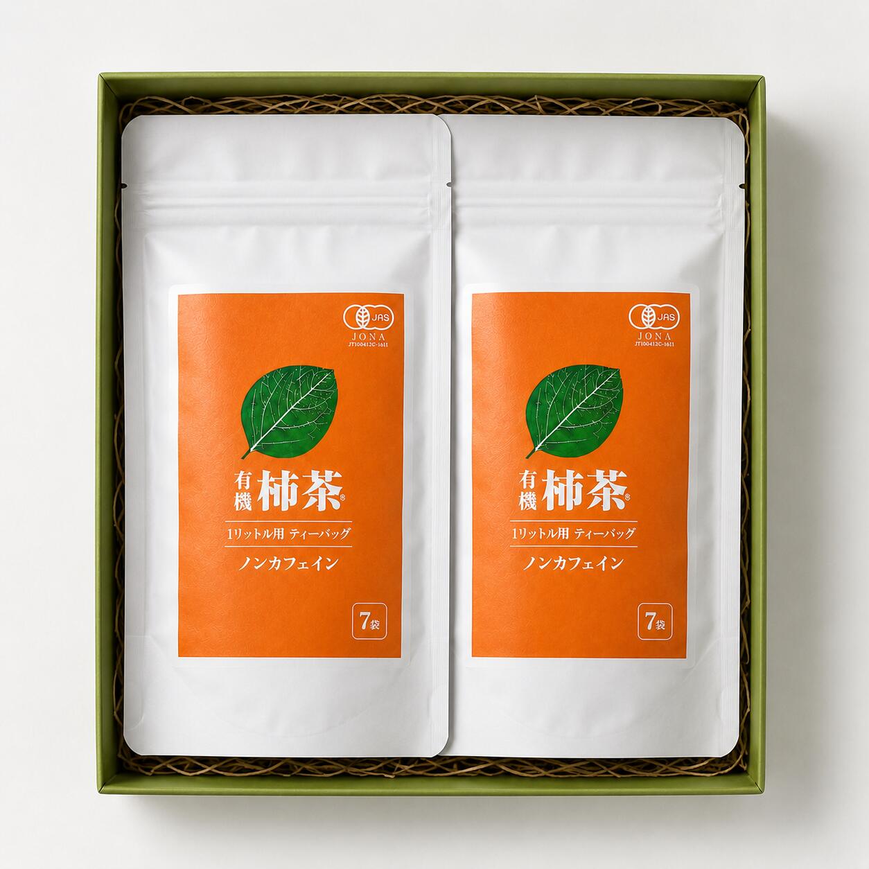 柿茶1L用ティーバッグ2袋セット　   