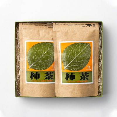 柿茶1L用ティーバッグ2袋セット　【お中元】 【お歳暮】 【父の日】【母の日】【 敬老の日】 【ギフト対応】