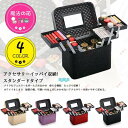 メイクボックス 2段 コスメボックス 鏡付き 雑貨 小物入れ 持ち運び可 ネイル プロ 美容 大容量 アクセサリー 収納 化粧品 ジュエリーボックス|詳細画像
