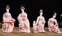 景徳鎮 仕女陶器 工芸品 置件 (琴棋書画) 限定☆在庫わずか