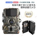 防犯カメラ トレイルカメラ 屋外 ワイヤレス 電池式 1600万画素 モニター付き 工事不要 電源不要 小型 屋外カメラ 家庭用 監視 暗視 防水防塵 人感センサー