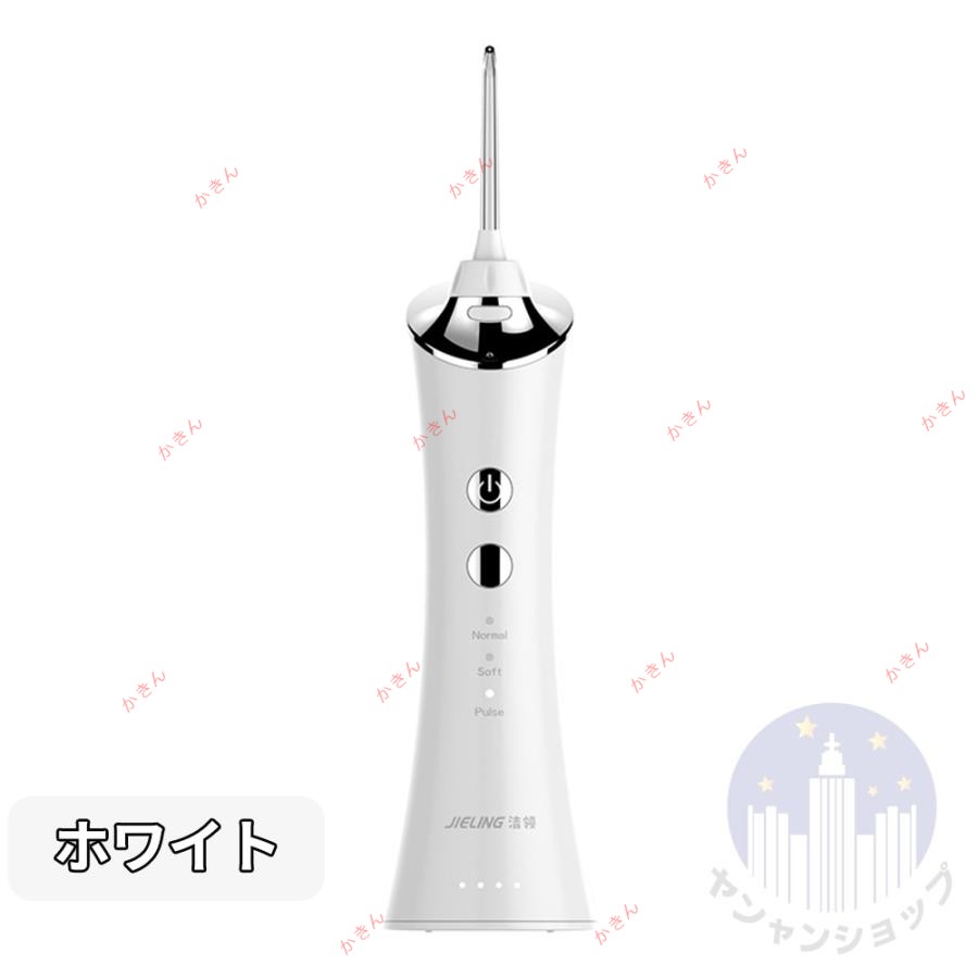 口腔洗浄器 歯垢除去 電動ジェットウォッシャー 口腔洗浄機 口腔ケア 携帯型 歯ブラシ 初心者向け 3段階モード IPX7防水 USB充電?