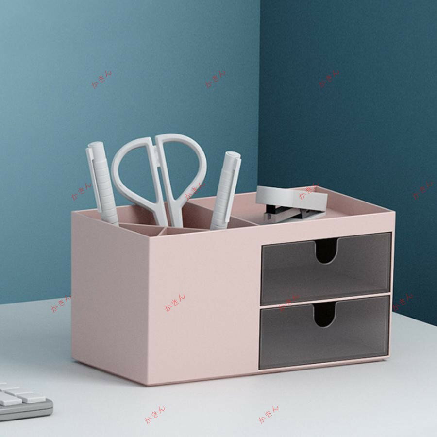 メイクボックス 大容量 コスメボックス 可愛い おしゃれ 卓上 小物入れ 小物収納 引き出し ペン立て 歯ブラシ立て 化粧品 ボックス メイクケース