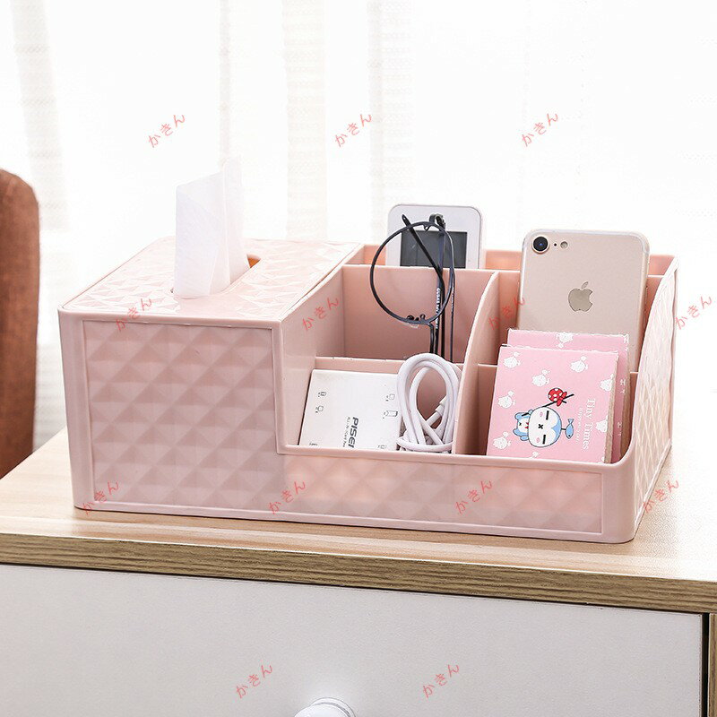 卓上収納ボックス 卓上収納 机収納ケース 小物収納 多機能 ティッシュケース 化粧品 小物入れ 卓上小物ボックス 大容量 デスクオーガナイザー