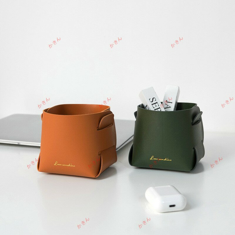 収納ボックス 文具収納ボックス PU 収納ケース 多機能収納 収納アイデア 卓上整理 小物整理ボックス オシャレ オフィス収納