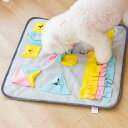 ペットおもちゃ 訓練毛布 犬 ペットノーズワーク 訓練マット 知育玩具 嗅覚訓練 犬噛む 運動不足 ストレス解消 分離不安 食いちぎる対策 滑り止め 洗える