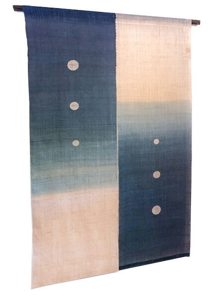 暖簾（のれん）本麻［丈150cm］藍染め日本製 手染め