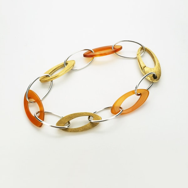 K18イエロー・ホワイトゴールドメ...