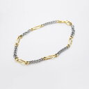 【限定1点】 K18 イエローゴールド ステンレス ブレスレット フランス製 【KSBR10701】ブレスレット ゴールド 18k 18金 レディース ジュエリ...