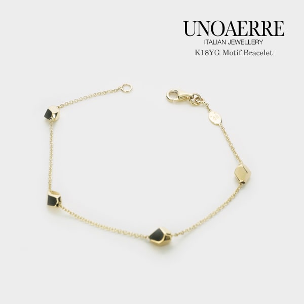 乐天商城 - ウノアエレ K18 イエローゴールド ブレスレット イタリア製 【UNBR025196】ブレスレット ゴールド k18 18k 18金 レディース ジュエリー ギフト プレゼント ラッピング 送料無料