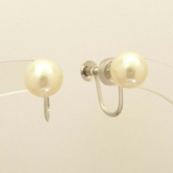 【限定1点】 K14 ホワイトゴールド パール イヤリング 日本製 【KSEA12969】イヤリング 真珠 ゴールド 14k 14金 レディース ジュエリー ギフト プレゼント