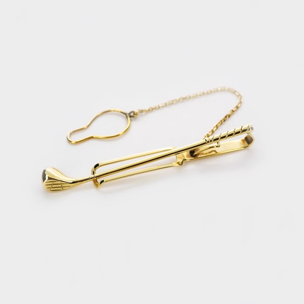 【限定1点】 K18 イエローゴールド ゴルフクラブ ネクタイピン 日本製 【KSTI11426】ネクタイピン K18 18k 18K 18金 ゴールド メンズ...
