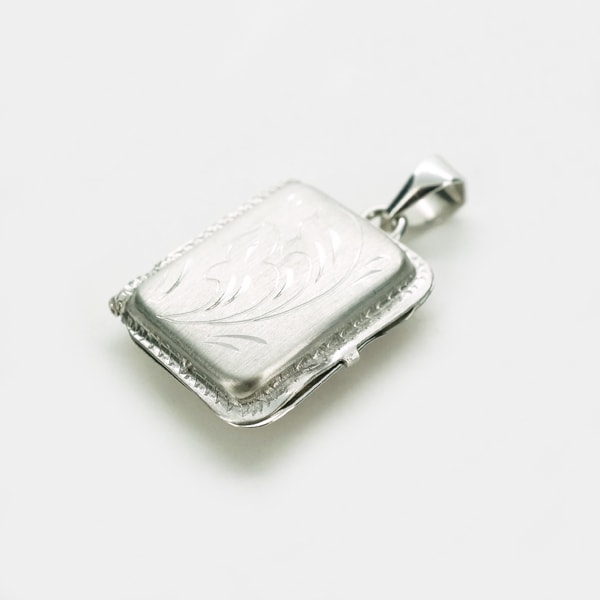 【限定1点】 K18 ホワイトゴールド ロケット ペンダントトップ イタリア製 【ITPE18801】ペンダントトップ ロケット ゴールド 18k 18金 レディース ジュエリー ギフト プレゼント