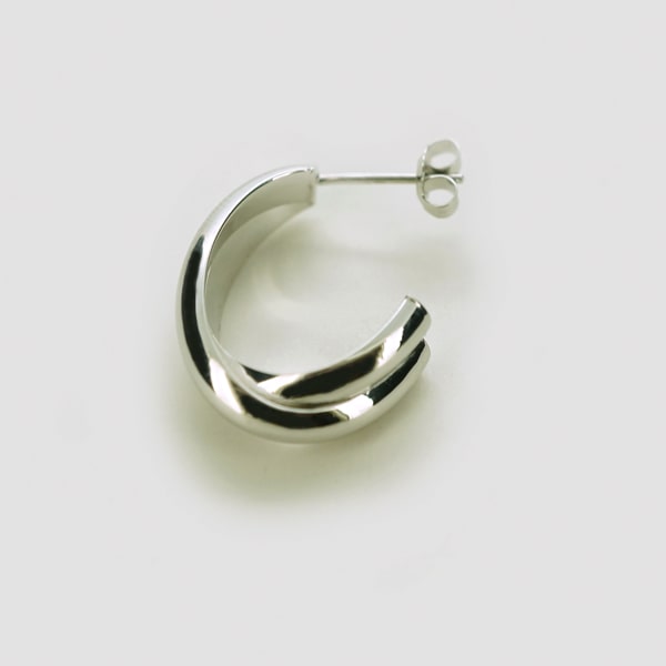 【限定1点】 K18 ホワイトゴールド スタッドピアス イタリア製 【ITPI20102】ピアス キャッチ スタッド ゴールド 18k 18金 レディース ジュエリー ギフト プレゼント