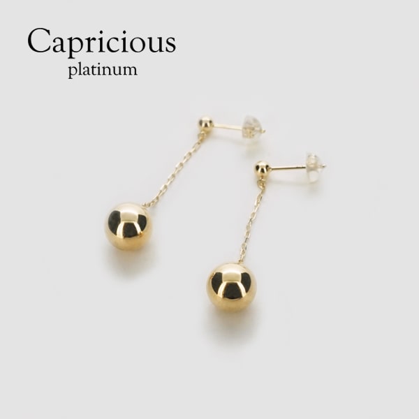 Rakuten - 【限定1点】 カプリシャス K18 イエローゴールド スタッドピアス 日本製 【CAPI23A01】ピアス キャッチ スタッド ゴールド 18k 18金 レディース ジュエリー ギフト プレゼント