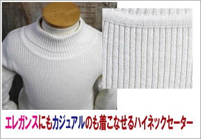 綿100%ハイネックTシャツタートルネックGARACHI(ギャラッチ正規品)2016秋新作【メール便可能】