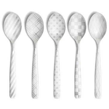 【カトラリーセット DRESS Tea Spoon Set シルバー5本入り【カトラリーセット カトラリー 日本製 ステンレス ディナー シンプル スプーン ティースプーン セット シルバー 食器 おしゃれ デザイン ギフト 新婚 結婚祝い プレゼント 誕生日 クリスマス クリスマスプレゼント】