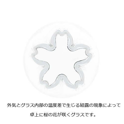 【桐箱入り SAKURASAKU SAKEglass［サクラサクサケグラス］ペアセット【グラス 日本製 ぐいのみ 日本酒 ペア セット キッチン 食器 桜 サクラ 木箱 おしゃれ デザイン ギフト 男性 女性 結婚祝い 誕生日 プレゼント】