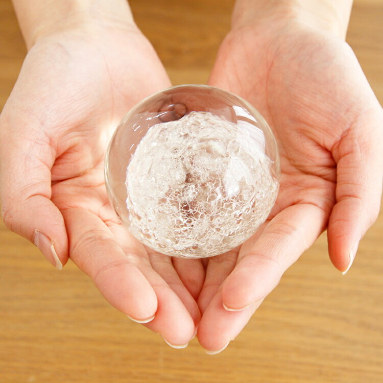 Perrocaliente ペーパーウエイト SECCA1 球小 60mm【ペーパーウエイト ペロカリエンテ オブジェ 置物 ガラス 飾り ナチュラル 北欧 インテリア テイスト おしゃれ 誕生日 クリスマス プレゼント 結婚祝い 男性 女性】