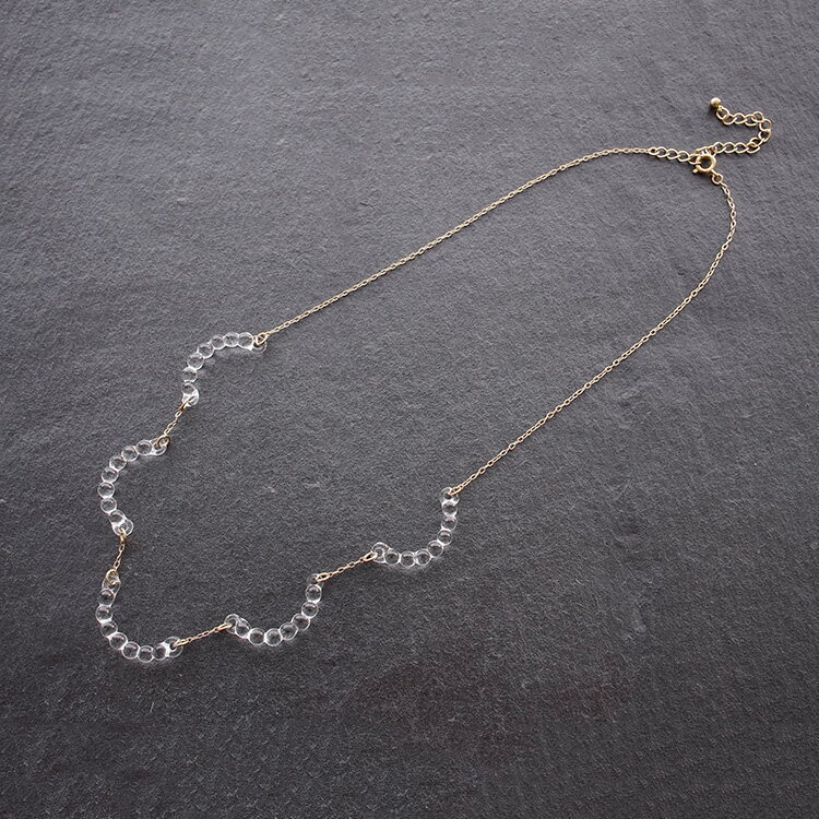 HARIO LWF ハリオランプワークファクトリー HAW-R-001 ネックレス アール【ネックレス ペンダント ジュエリー アクセサリー アクセ ガラス レディース レディースジュエリー ガラスネックレス おしゃれ かわいい 女性 誕生日プレゼント 母の日 シンプル】のサムネイル