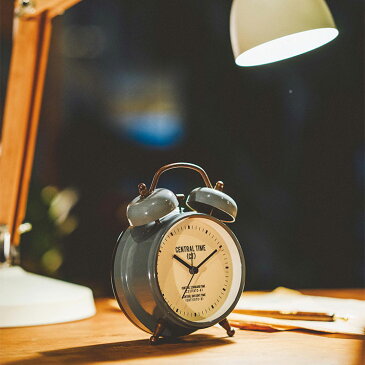 【置き時計 目覚まし時計 セントラルタイムB インターフォルム interform cl-1472 ステップ ムーブメント【置時計 めざまし 大音量 アラーム スヌーズ 機能 子供 北欧 テイスト レトロ シンプル 男前 かわいい おしゃれ 結婚祝い 入学祝い クリスマス】