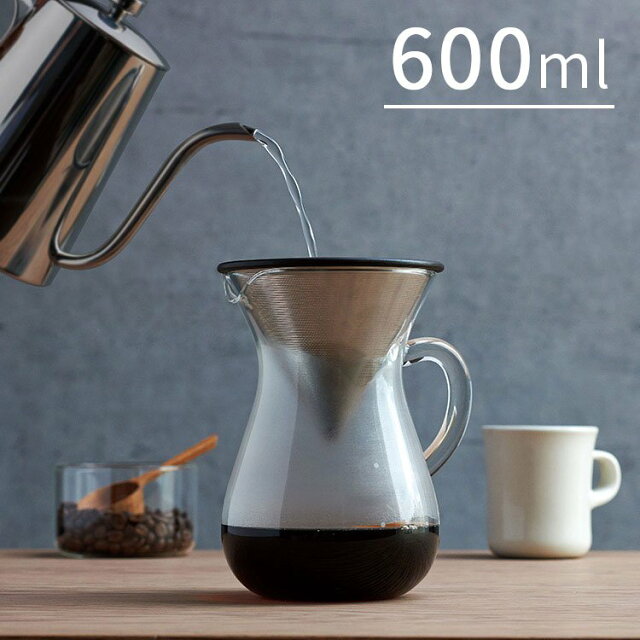 KINTO キントー SCS-04-CC-ST SLOW COFFEE STYLE コーヒーカラフェセット 600ml 